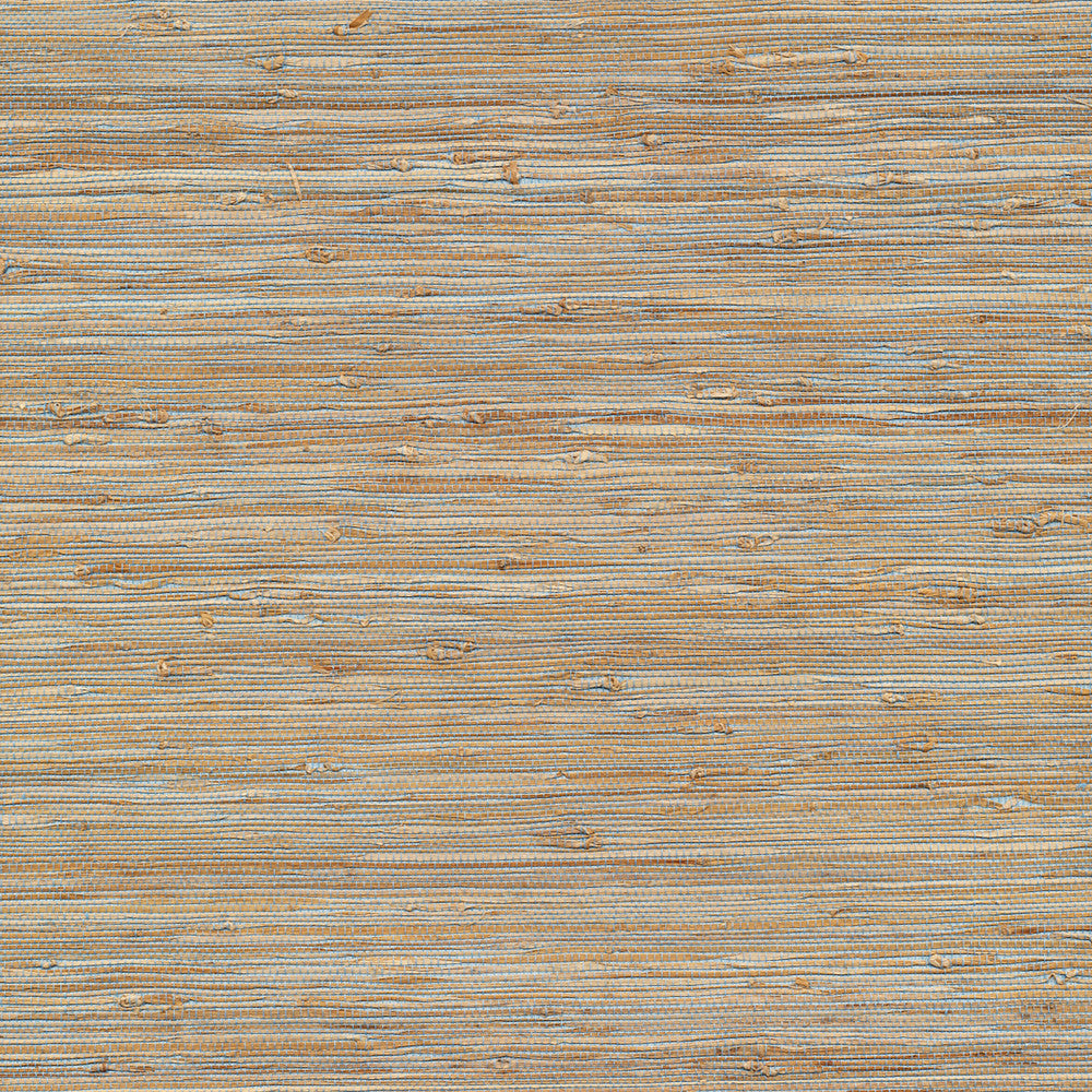 Jeong Soft Teal Beige Grasscloth Wallpaper by Advantage Grasscloth Portfolio Covers about 72 square feet 36-in by 24-ft long roll Unpasted 0 - Fabric Carolina -