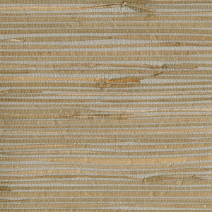 Heiki Light Grey Grasscloth Wallpaper by Advantage