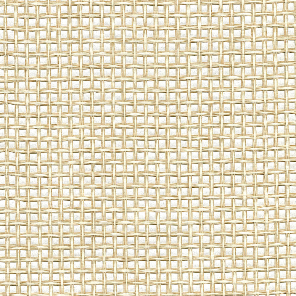 Aki Silver Grasscloth Wallpaper by Advantage Grasscloth Portfolio Covers about 72 square feet 36-in by 24-ft long roll Unpasted 0 - Fabric Carolina -