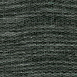 Kowloon Charcoal Sisal Grasscloth Wallpaper by Advantage