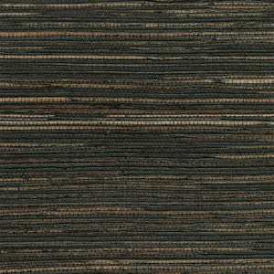 Shandong Charcoal Ramie Grasscloth Wallpaper by Advantage