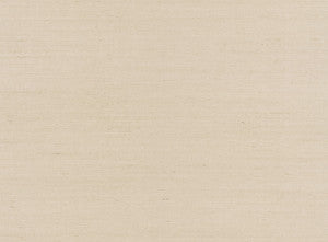 Rhona Peach Solid Grasscloth Wallpaper by Advantage
