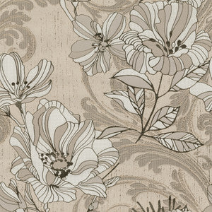 Selene Gold Mucha Floral Wallpaper by A-Street Prints