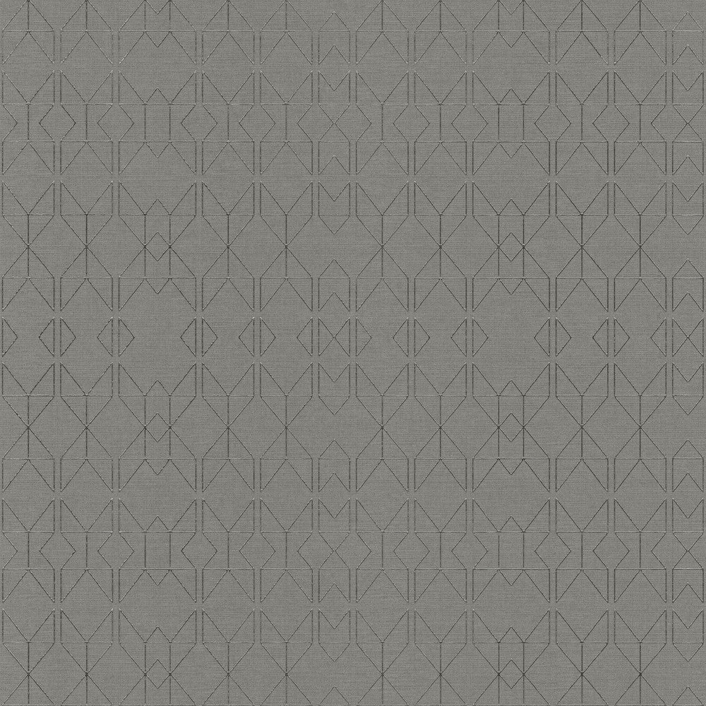 Paititi Sterling Diamond Trellis Wallpaper by A-Street Prints Lustre Covers about 57.5 square feet 20.9-in by 33-ft long roll Unpasted 12.5 - Fabric Carolina -