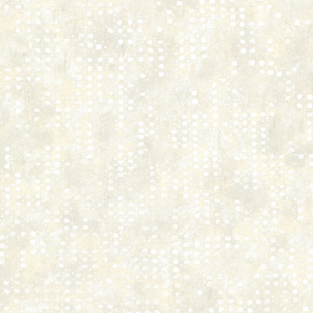 Felsic Cream Studded Cube Wallpaper by A-Street Prints Lustre Covers about 57.5 square feet 20.9-in by 33-ft long roll Unpasted 12.5 - Fabric Carolina -