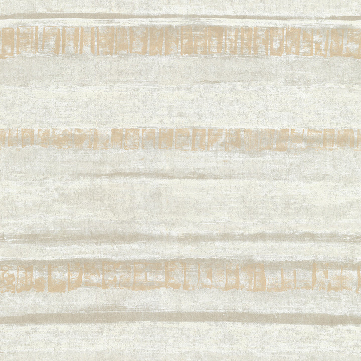 Rakasa Gold Distressed Stripe Wallpaper by A-Street Prints Lustre Covers about 57.5 square feet 20.9-in by 33-ft long roll Unpasted 25.2 - Fabric Carolina -