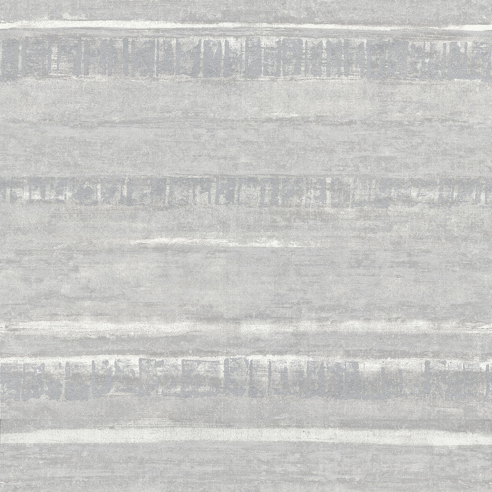 Rakasa Silver Distressed Stripe Wallpaper by A-Street Prints Lustre Covers about 57.5 square feet 20.9-in by 33-ft long roll Unpasted 25.2 - Fabric Carolina -