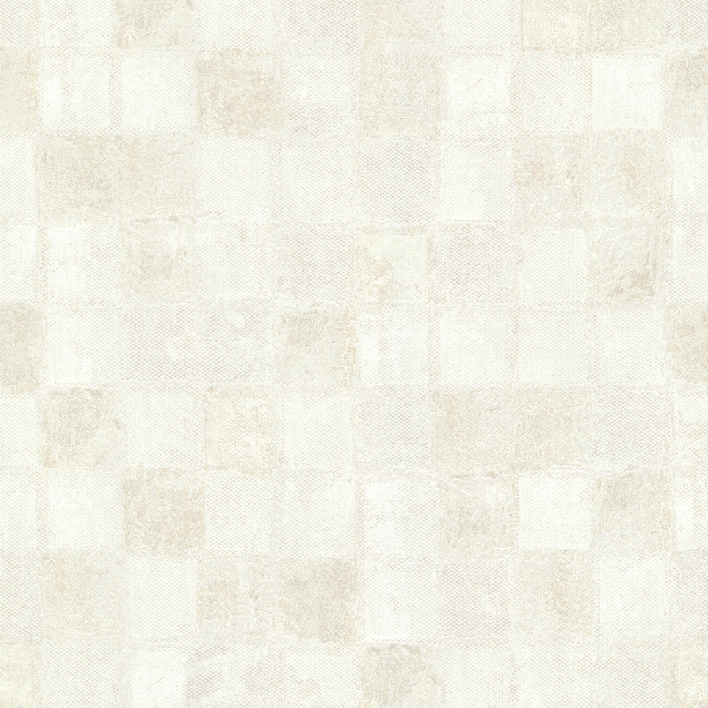 Varak White Checkerboard Wallpaper by A-Street Prints Lustre Covers about 57.5 square feet 20.9-in by 33-ft long roll Unpasted 25.2 - Fabric Carolina -
