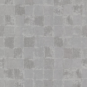 Varak Silver Checkerboard Wallpaper by A-Street Prints