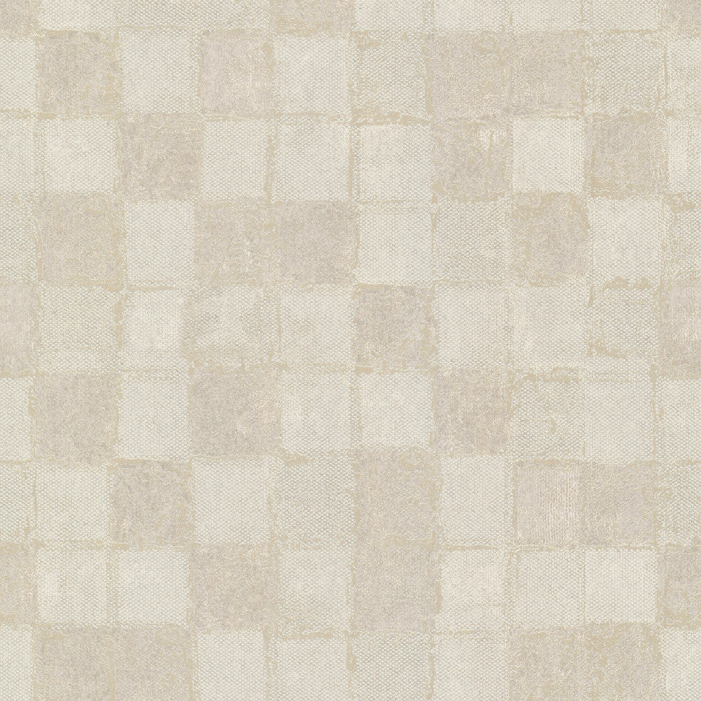 Varak Gold Checkerboard Wallpaper by A-Street Prints Lustre Covers about 57.5 square feet 20.9-in by 33-ft long roll Unpasted 25.2 - Fabric Carolina -