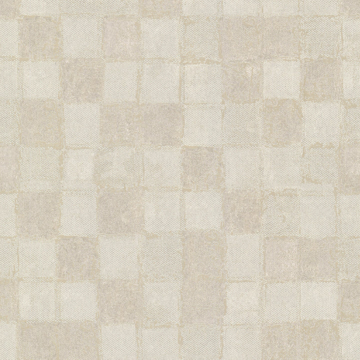 Varak Gold Checkerboard Wallpaper by A-Street Prints Lustre Covers about 57.5 square feet 20.9-in by 33-ft long roll Unpasted 25.2 - Fabric Carolina -