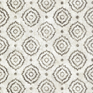 Uma Platinum Star Medallion Wallpaper by A-Street Prints