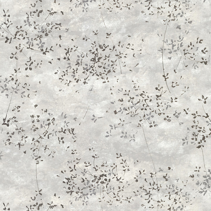 Arian Silver Inkburst Wallpaper by A-Street Prints Lustre Covers about 75.9 square feet 27.6-in by 33-ft long roll Unpasted 12.5 - Fabric Carolina -