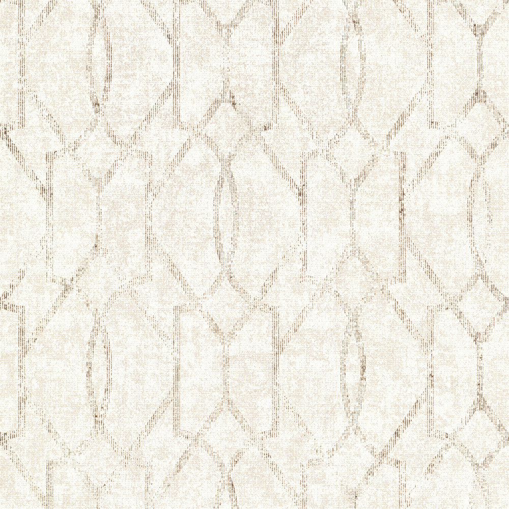 Ziva Cream Trellis Wallpaper by A-Street Prints Lustre Covers about 57.5 square feet 20.9-in by 33-ft long roll Unpasted 25.2 - Fabric Carolina -