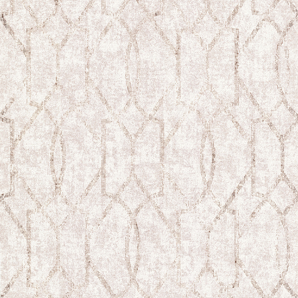 Ziva Rose Gold Trellis Wallpaper by A-Street Prints Lustre Covers about 57.5 square feet 20.9-in by 33-ft long roll Unpasted 25.2 - Fabric Carolina -