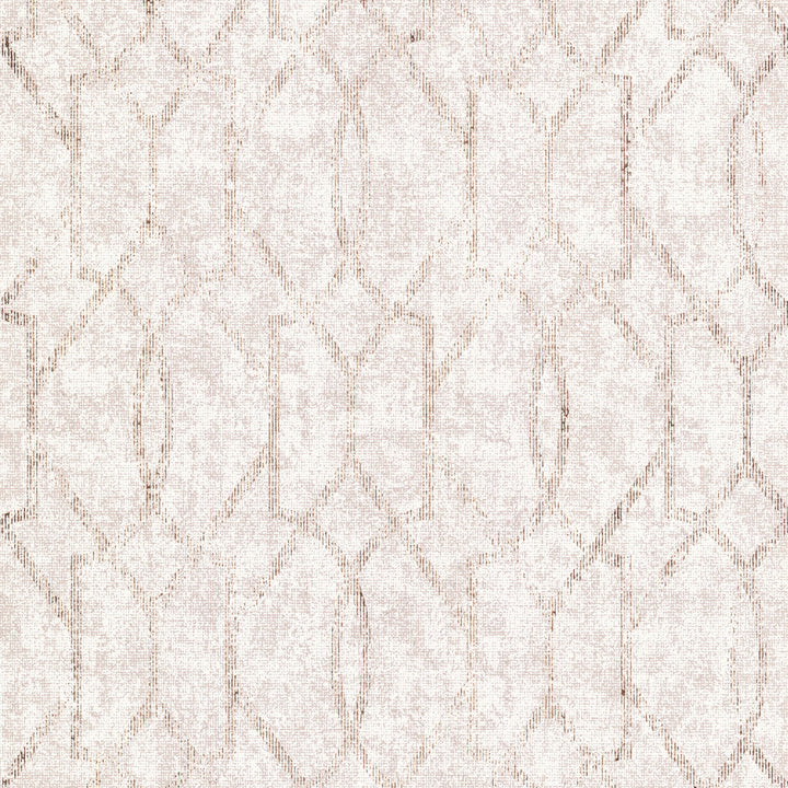Ziva Rose Gold Trellis Wallpaper by A-Street Prints Lustre Covers about 57.5 square feet 20.9-in by 33-ft long roll Unpasted 25.2 - Fabric Carolina -
