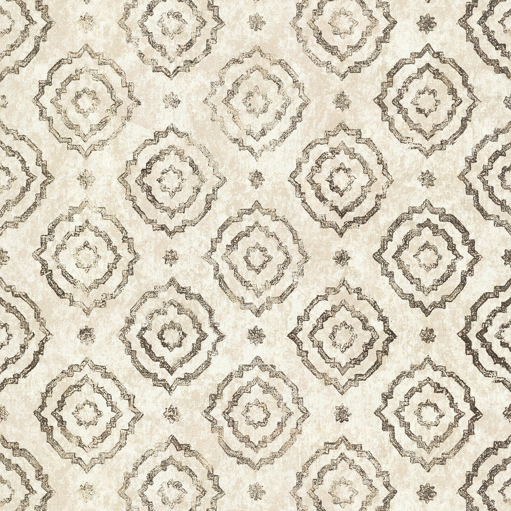 Uma Gold Star Medallion Wallpaper by A-Street Prints Lustre Covers about 75.9 square feet 27.6-in by 33-ft long roll Unpasted 25.2 - Fabric Carolina -