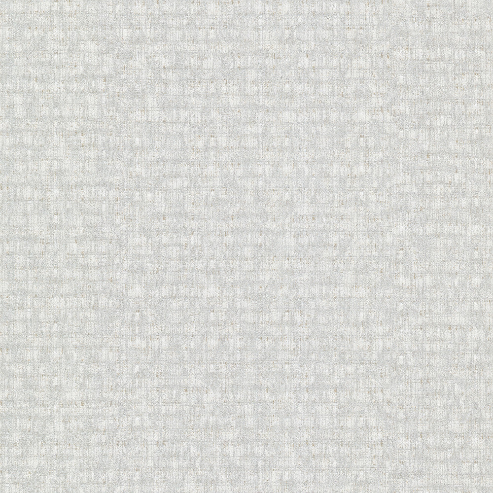Zeke Silver Imitation Fabric Wallpaper by A-Street Prints Lustre Covers about 57.5 square feet 20.9-in by 33-ft long roll Unpasted 10.4 - Fabric Carolina -