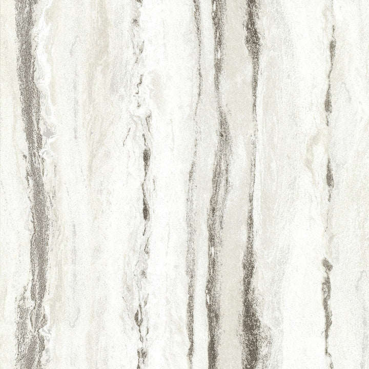 Delesse Platinum Marbled Wallpaper by A-Street Prints Lustre Covers about 57.5 square feet 20.9-in by 33-ft long roll Unpasted 25.2 - Fabric Carolina -