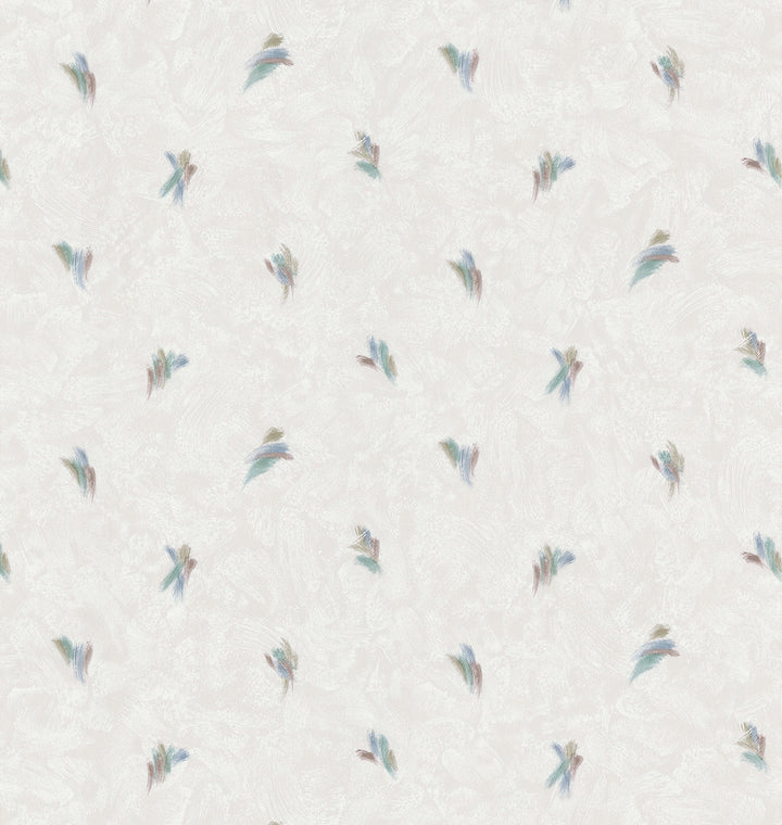 Neutral Brushstroke Toss Wallpaper by Brewster Kitchen & Bath Resource Vol II Covers about 56.4 square feet 20.5-in by 33-ft long roll Prepasted 10.8 - Fabric Carolina -