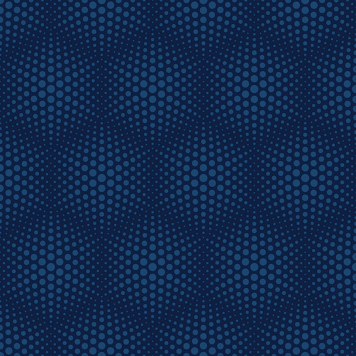 Milo Blue Bubble Geometric Wallpaper by Advantage Geo & Textures Covers about 57.5 square feet 20.9-in by 33-ft long roll Unpasted 20.9 - Fabric Carolina -
