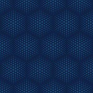 Milo Blue Bubble Geometric Wallpaper by Advantage