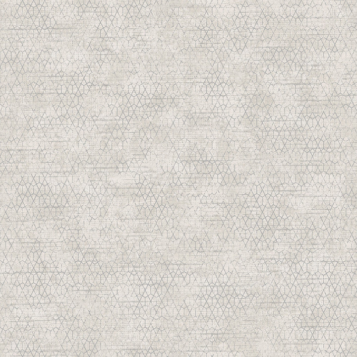 Elias Cream Gridline Wallpaper by Advantage Geo & Textures Covers about 57.5 square feet 20.9-in by 33-ft long roll Unpasted 10.5 - Fabric Carolina -