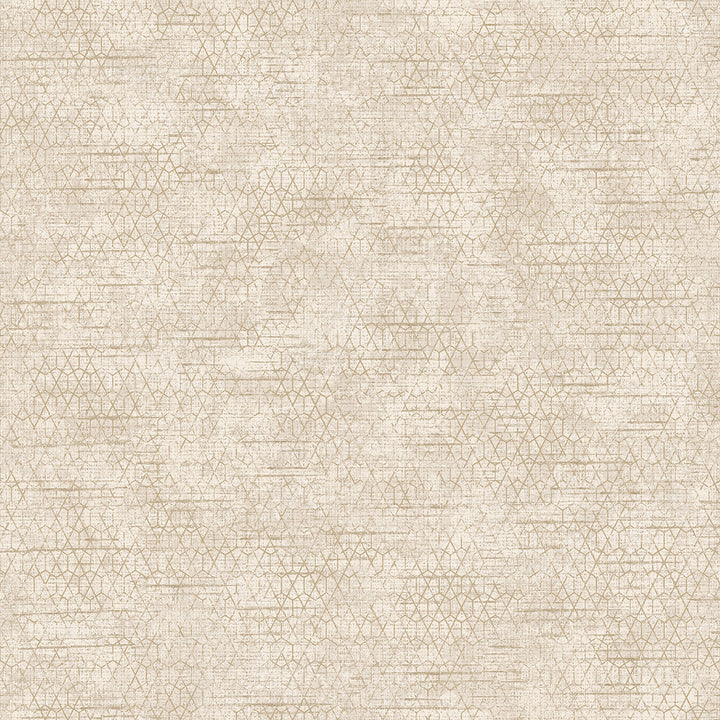 Elias Gold Gridline Wallpaper by Advantage Geo & Textures Covers about 57.5 square feet 20.9-in by 33-ft long roll Unpasted 10.5 - Fabric Carolina -