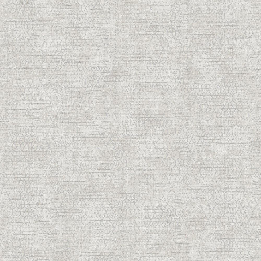 Elias Light Grey Gridline Wallpaper by Advantage Geo & Textures Covers about 57.5 square feet 20.9-in by 33-ft long roll Unpasted 10.5 - Fabric Carolina -