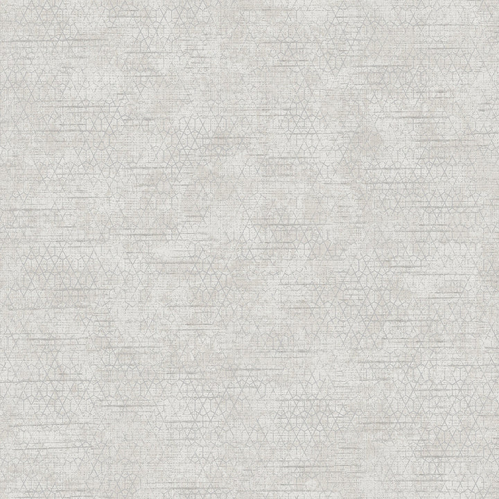 Elias Light Grey Gridline Wallpaper by Advantage Geo & Textures Covers about 57.5 square feet 20.9-in by 33-ft long roll Unpasted 10.5 - Fabric Carolina -