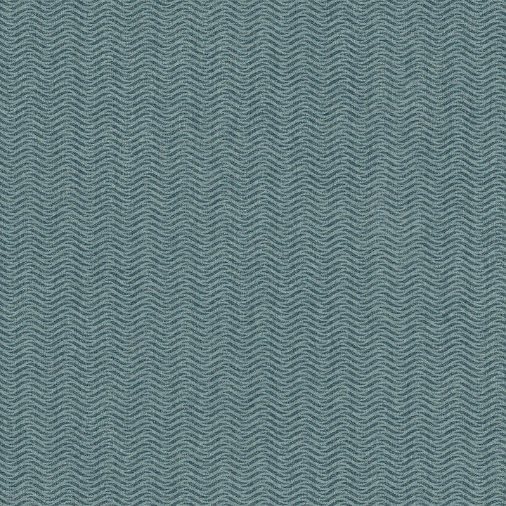 Jude Teal Woven Waves Wallpaper by Advantage Geo & Textures Covers about 57.5 square feet 20.9-in by 33-ft long roll Unpasted 10.5 - Fabric Carolina -