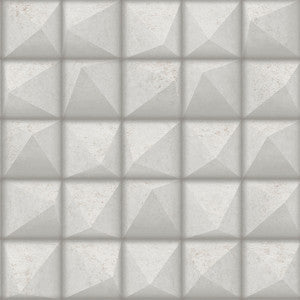 Dax Grey 3D Geometric Wallpaper by Advantage