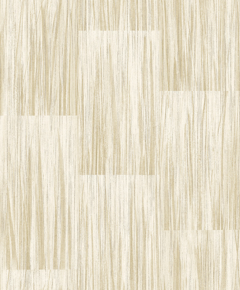Soren Butter Striated Plank Wallpaper by Advantage Geo & Textures Covers about 57.5 square feet 20.9-in by 33-ft long roll Unpasted 0 - Fabric Carolina -
