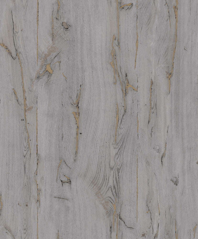 Jackson Grey Wooden Plank Wallpaper by Advantage Geo & Textures Covers about 57.5 square feet 20.9-in by 33-ft long roll Unpasted 12.5 - Fabric Carolina -