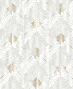 Raoul Cream Fanning Diamonds Wallpaper by Advantage