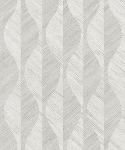 Oresome Silver Ogee Wallpaper by Advantage