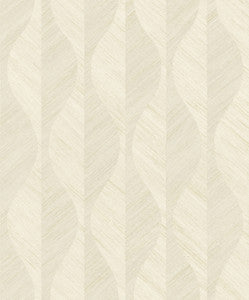 Oresome Cream Ogee Wallpaper by Advantage