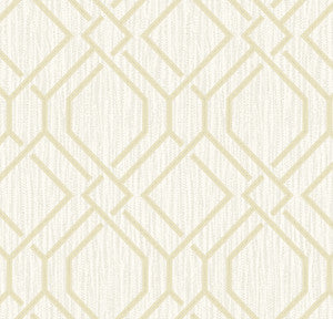 Frege Gold Trellis Wallpaper by Advantage