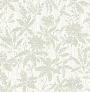 Riemann Green Floral Wallpaper by Advantage