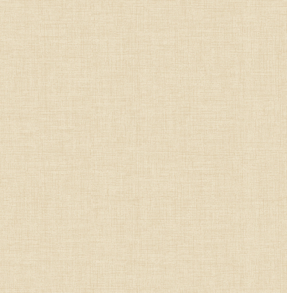 Wallis Beige Faux Linen Wallpaper by Advantage Radiance Covers about 57.5 square feet 20.9-in by 33-ft long roll Unpasted 20.9 - Fabric Carolina -