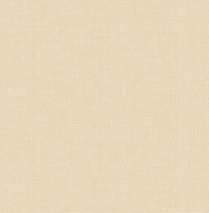 Wallis Beige Faux Linen Wallpaper by Advantage Radiance Covers about 57.5 square feet 20.9-in by 33-ft long roll Unpasted 20.9 - Fabric Carolina -