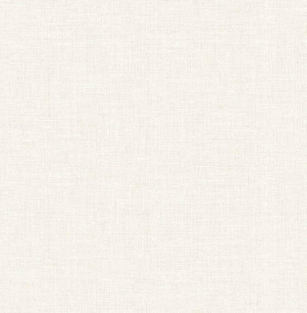 Wallis Off White Faux Linen Wallpaper by Advantage Radiance Covers about 57.5 square feet 20.9-in by 33-ft long roll Unpasted 20.9 - Fabric Carolina -