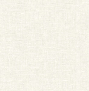 Wallis Off White Faux Linen Wallpaper by Advantage