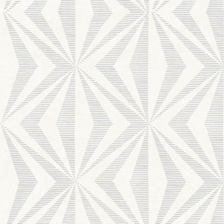 Monge Silver Geometric Wallpaper by Advantage Radiance Covers about 57.5 square feet 20.9-in by 33-ft long roll Unpasted 20.9 - Fabric Carolina -