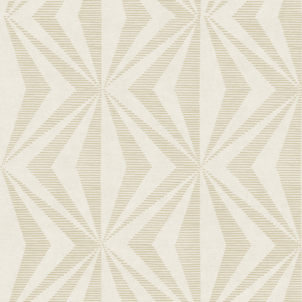 Monge Gold Geometric Wallpaper by Advantage Radiance Covers about 57.5 square feet 20.9-in by 33-ft long roll Unpasted 20.9 - Fabric Carolina -