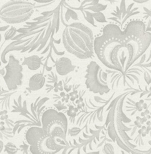 Culver Grey Jacobean Wallpaper by A-Street Prints