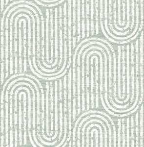 Trippet Sage Zen Waves Wallpaper by A-Street Prints