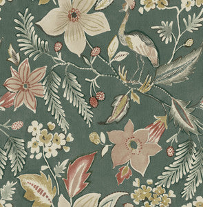 Crestwood Sea Green Crowned Crane Wallpaper by A-Street Prints
