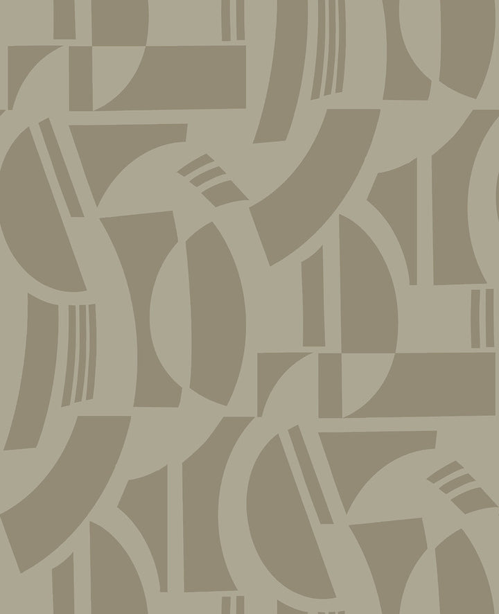 Carter Light Brown Geometric Flock Wallpaper by A-Street Prints Scott Living III Covers about 56.4 square feet 20.5-in by 33-ft long roll Unpasted 25.25 - Fabric Carolina -