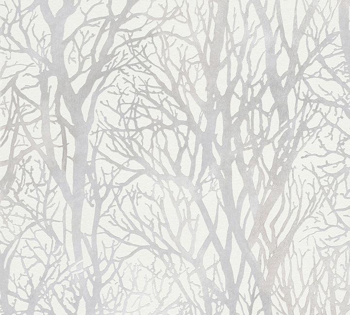 Yasuo Cream Tree Branch Wallpaper by Advantage Windsong Covers about 57.5 square feet 20.9-in by 33-ft long roll Unpasted 25.2 - Fabric Carolina -